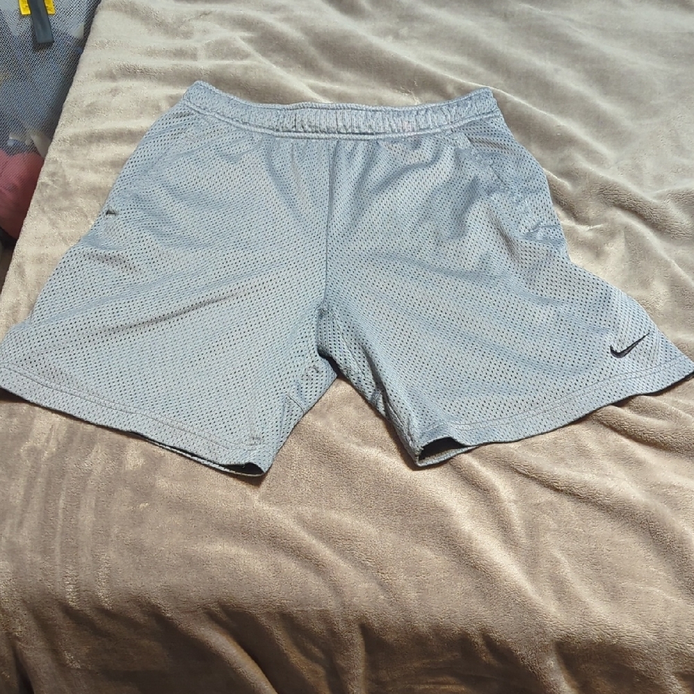 Grey Nike Basketball Shorts